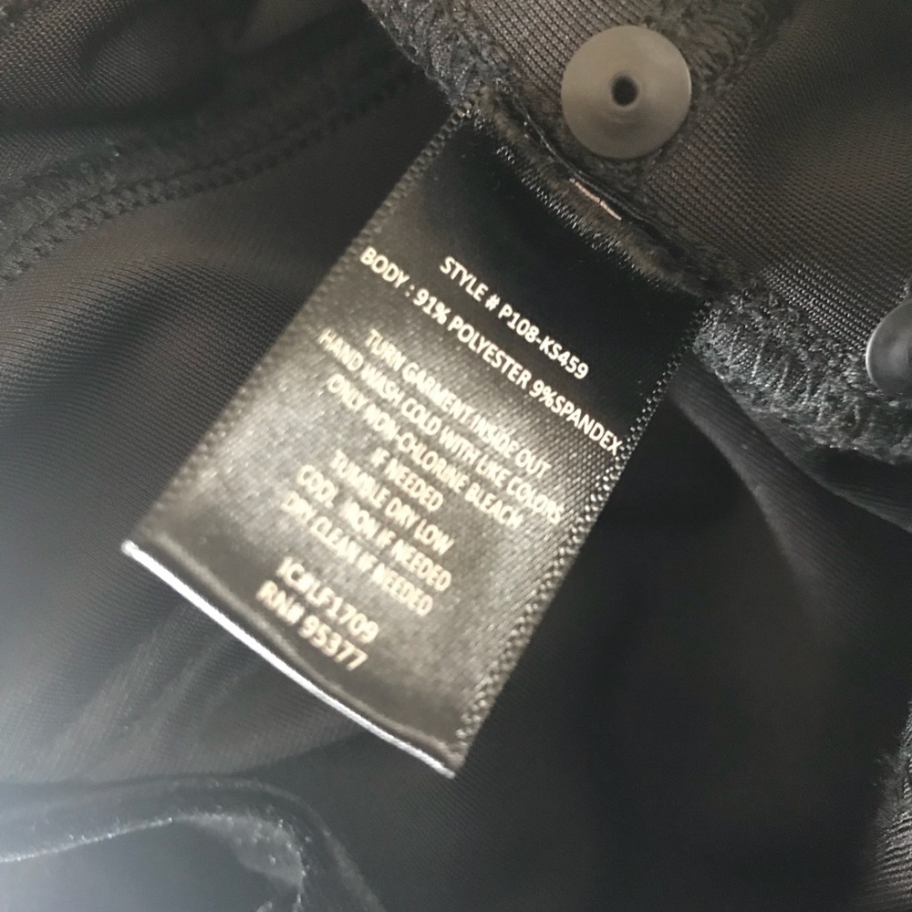 Sanctuary Black Velvet Skinny Legging Size Small - Picture 6 of 6